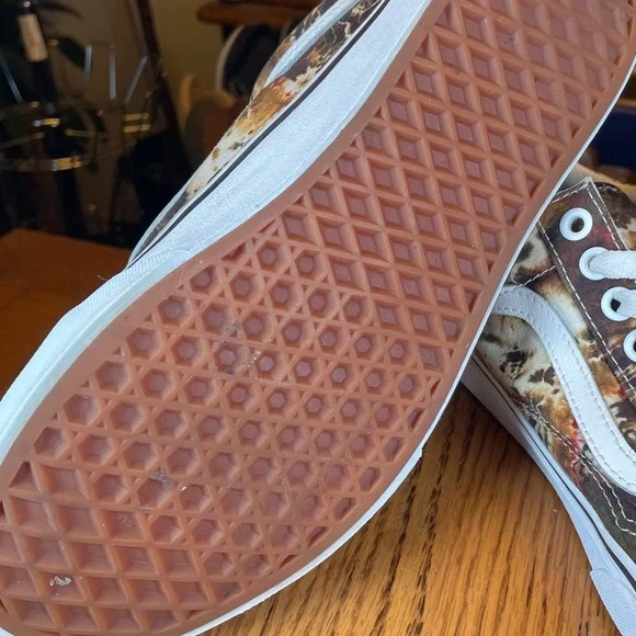 Vans Old Skool Tie-Dye Brown Colorway Sneakers - Picture 9 of 13